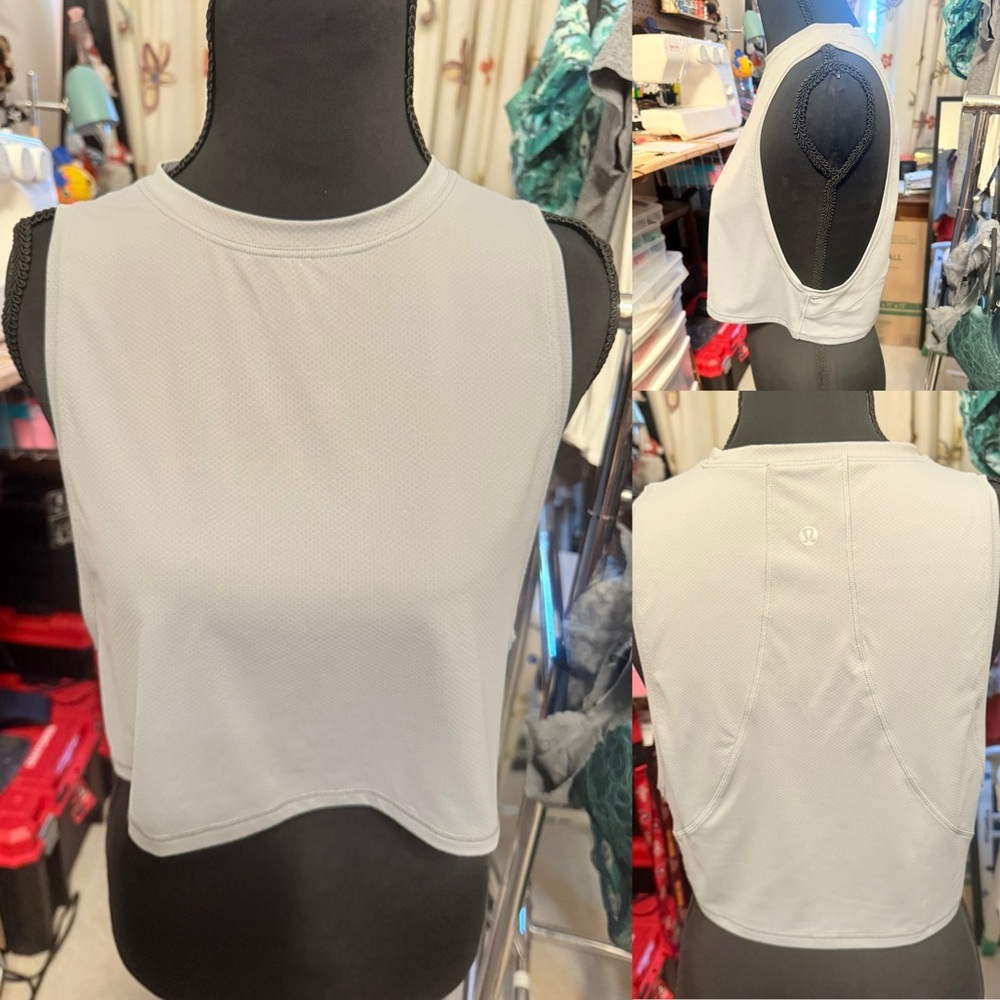 lululemon athletica light blue sleeveless Women's Top